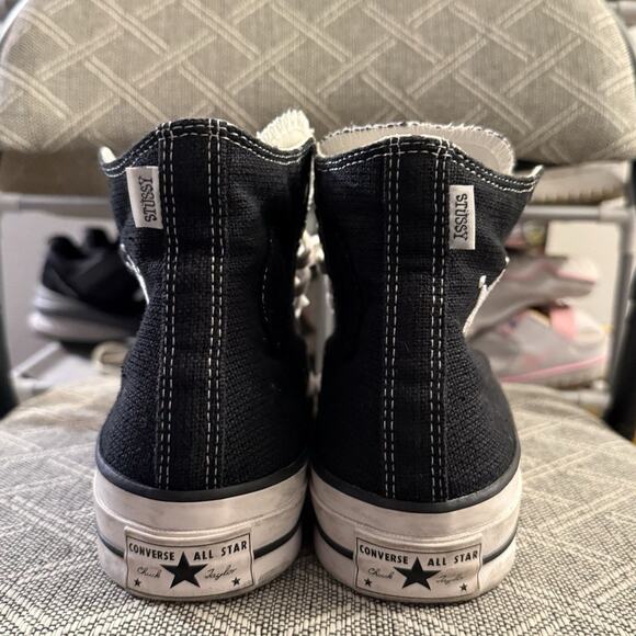 Converse - Chuck Taylor / All Star 70 Hi x Stussy Black - Size 8 - Picture 6 of 9